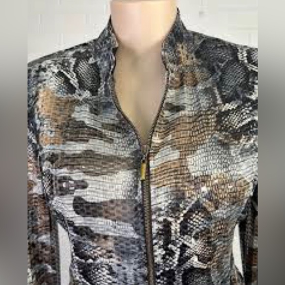 Vintage Frank Lyman size 8 animal print jacket - Picture 3 of 16